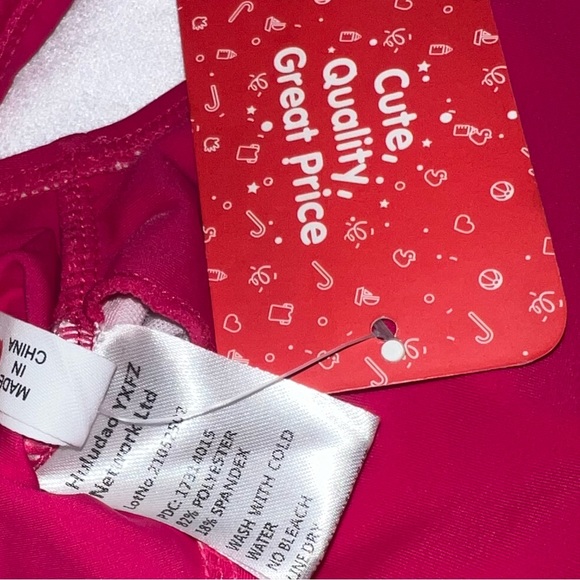 PatPat New With Tags Women’s One Piece Swimsuit Flamingos and Floral Medium - Picture 8 of 8